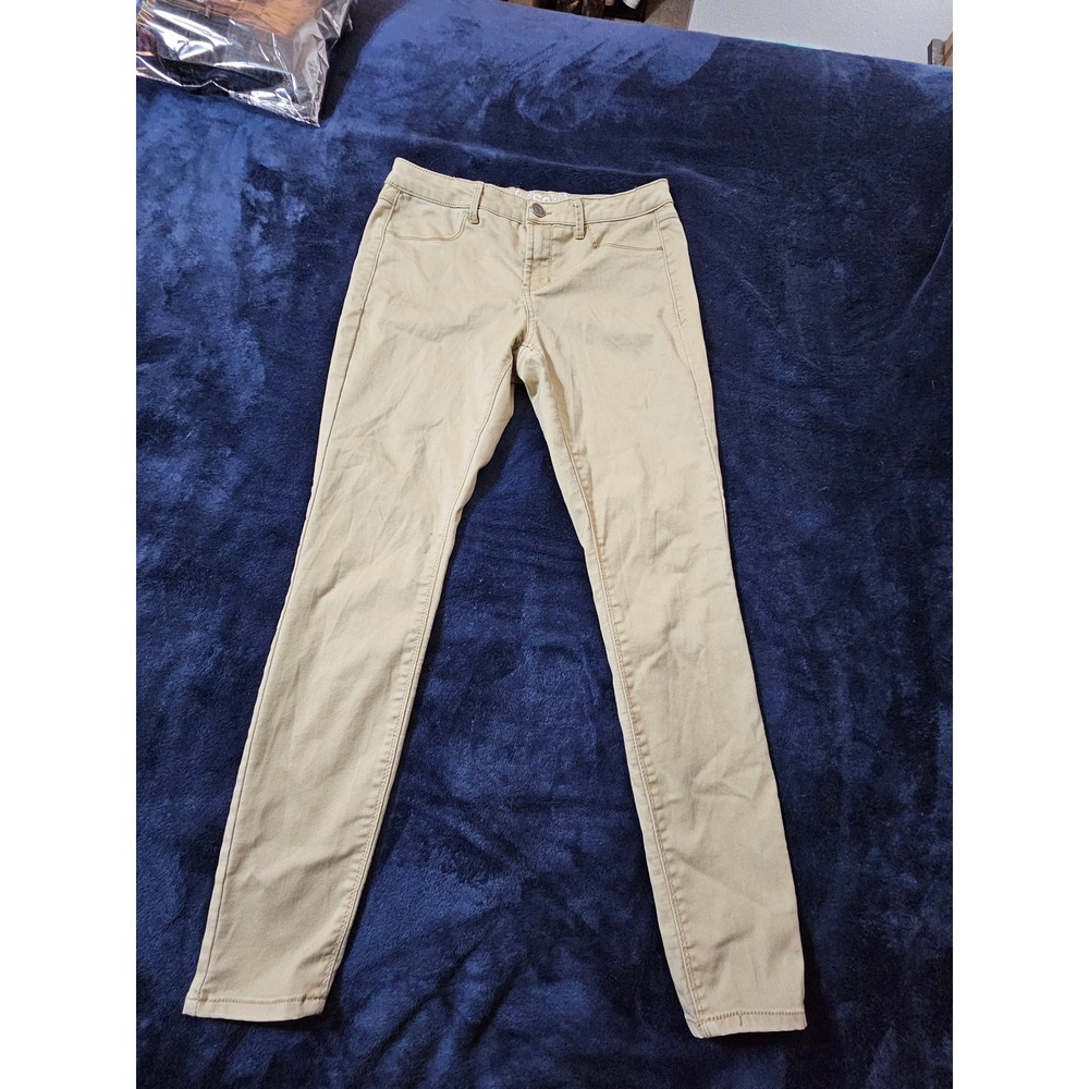 SO brand tan jeggings  womens juniors size 9 skinny leg comfy work classic
